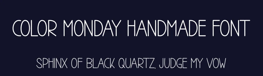 Color Monday Handmade Font by andikastudio — Display Font — thumbnail 2