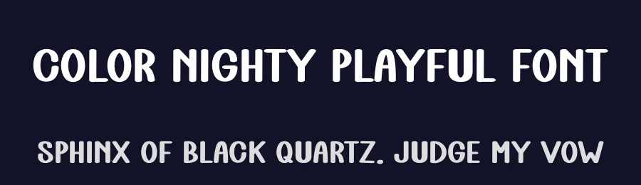 Color Nighty Playful Font by freshtypeink — Display Font — thumbnail 2