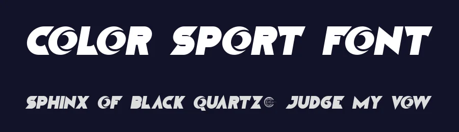 Color Sport Font by Queensya — Decorative Font — thumbnail 2