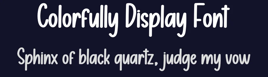 Colorfully Display Font by creativeletter — Display Font — thumbnail 2