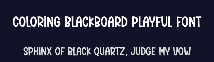Coloring Blackboard Playful Font by creativeletter — Display Font — thumbnail 2