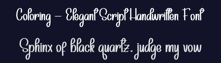 Coloring – Elegant Script Handwritten Font by andikastudio — Display Font — thumbnail 2