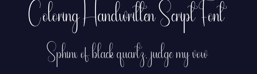 Coloring Handwritten Script Font by andikastudio — Script Handwritten Font — thumbnail 2