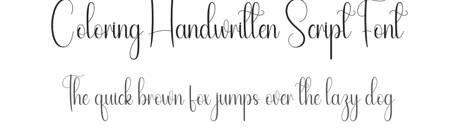 Coloring Handwritten Script Font by andikastudio — Script Handwritten Font