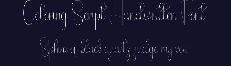 Coloring Script Handwritten Font by andikastudio — Script Handwritten Font — thumbnail 2