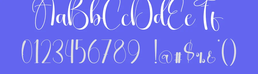 Colour Monlight Calligraphy Font by creativeletter — Script Handwritten Font — thumbnail 3