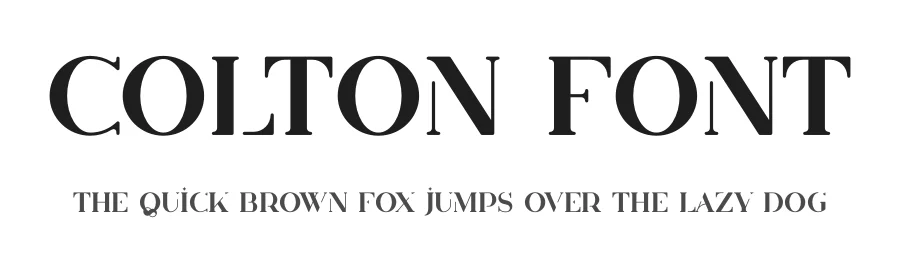 Colton Font by vpcreativeshop — Display Font