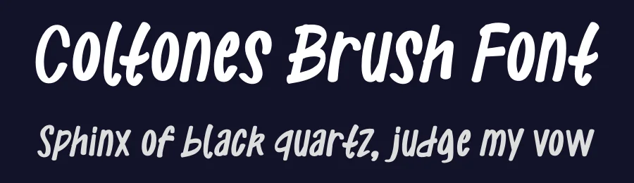 Coltones Brush Font by Dhabee — Decorative Font — thumbnail 2