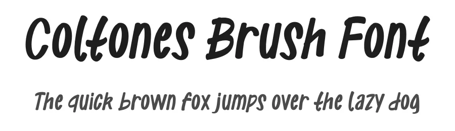 Coltones Brush Font by Dhabee — Decorative Font