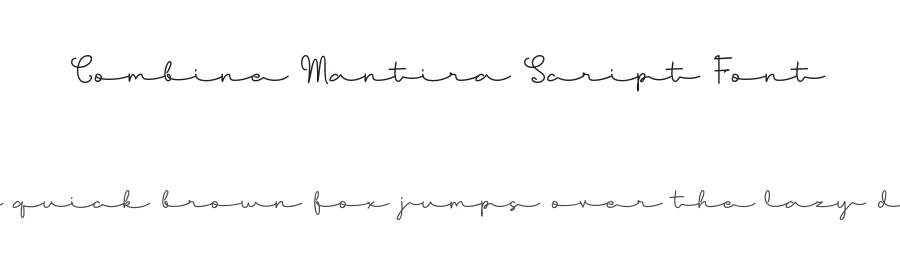 Combine Mantira Script Font by Lettersweet — Script Handwritten Font