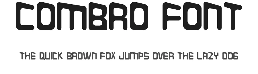 Combro Font by noahtype — Display Font