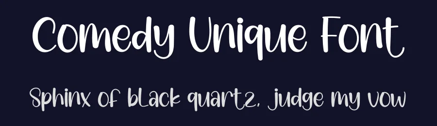 Comedy Unique Font by creativeletter — Display Font — thumbnail 2