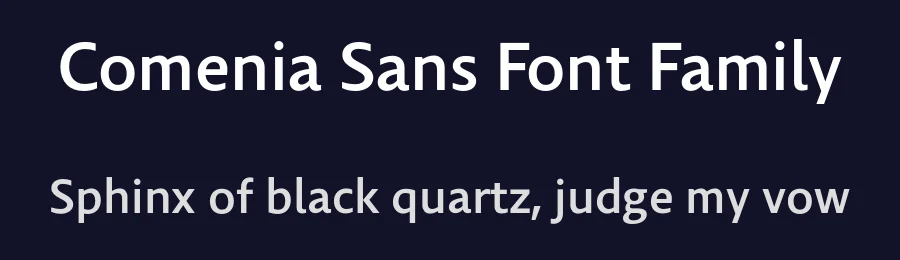 Comenia Sans Font Family by Suitcase Type Foundry — Decorative Font — thumbnail 2