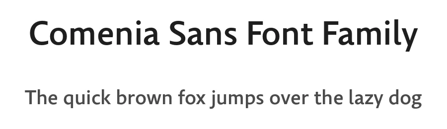 Comenia Sans Font Family by Suitcase Type Foundry — Decorative Font