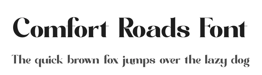 Comfort Roads Font by timelesstype.co — Serif Font