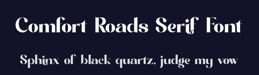 Comfort Roads Serif Font by timelesstype.co — Serif Font — thumbnail 2