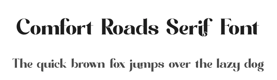 Comfort Roads Serif Font by timelesstype.co — Serif Font