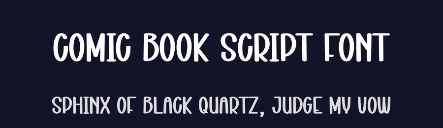 Comic Book Script Font by andikastudio — Display Font — thumbnail 2