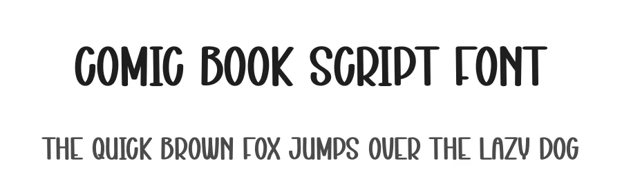 Comic Book Script Font by andikastudio — Display Font