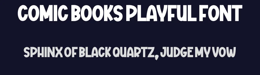 Comic Books Playful Font by creativeletter — Decorative Font — thumbnail 2