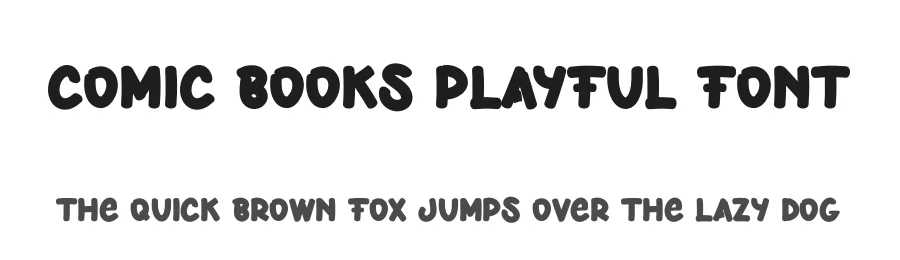 Comic Books Playful Font by creativeletter — Decorative Font
