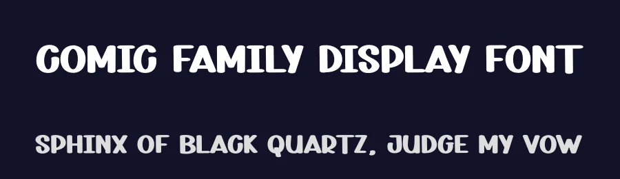 Comic Family Display Font by andikastudio — Display Font — thumbnail 2