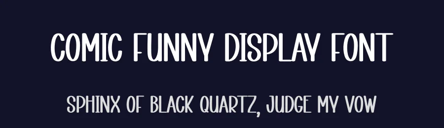 Comic Funny Display Font by andikastudio — Display Font — thumbnail 2