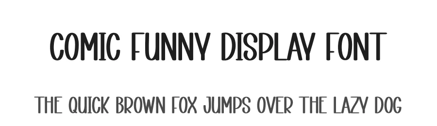 Comic Funny Display Font by andikastudio — Display Font