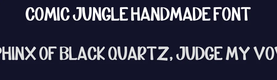 Comic Jungle Handmade Font by inermediaSTUDIO — Display Font — thumbnail 2
