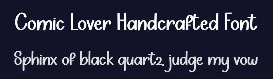 Comic Lover Handcrafted Font by inermediaSTUDIO — Display Font — thumbnail 2