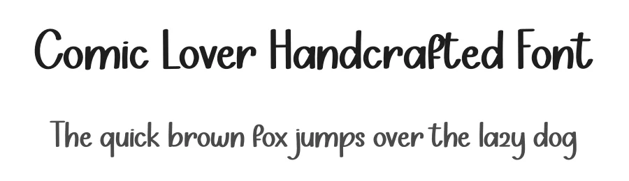 Comic Lover Handcrafted Font by inermediaSTUDIO — Display Font