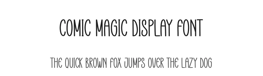 Comic Magic Display Font by creativeletter — Display Font