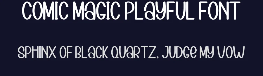 Comic Magic Playful Font by inermediaSTUDIO — Display Font — thumbnail 2