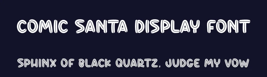 Comic Santa Display Font by andikastudio — Display Font — thumbnail 2