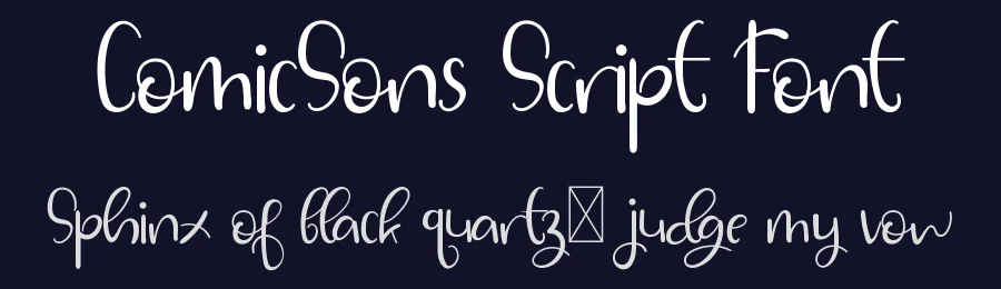 ComicSons Script Font by edricstudio — Script Handwritten Font — thumbnail 2