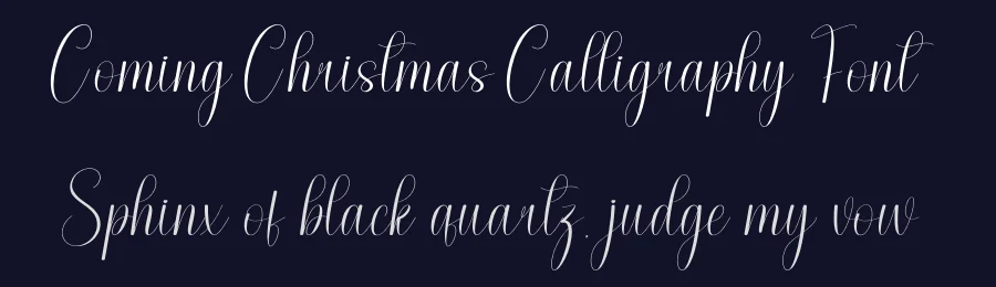 Coming Christmas Calligraphy Font by andikastudio — Script Handwritten Font — thumbnail 2