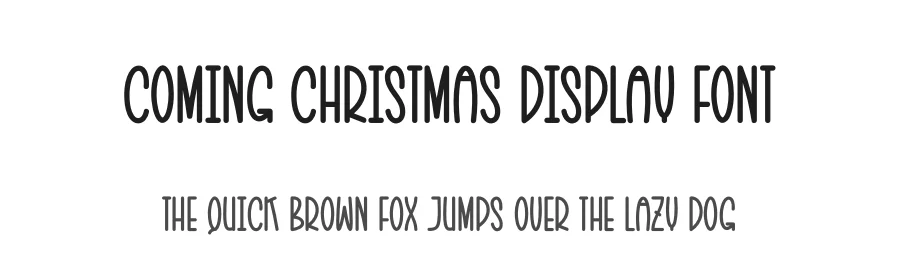 Coming Christmas Display Font by creativeletter — Display Font