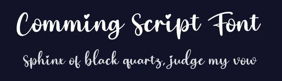 Comming Script Font by creativeletter — Script Handwritten Font — thumbnail 2
