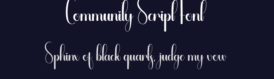 Community Script Font by andikastudio — Script Handwritten Font — thumbnail 2