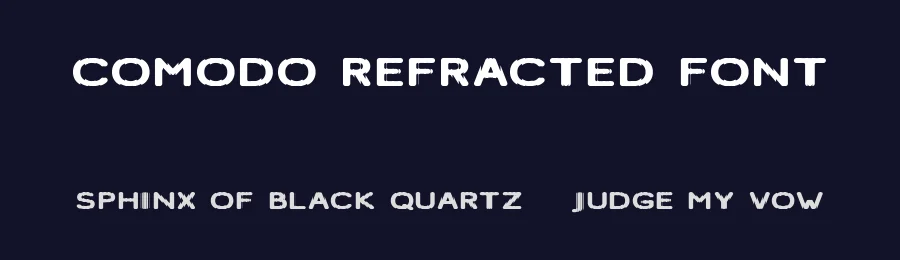 Comodo Refracted Font by craftsupplyco — Display Font — thumbnail 2
