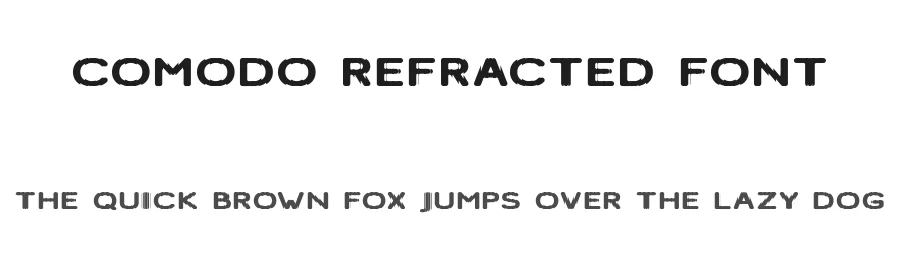 Comodo Refracted Font by craftsupplyco — Display Font