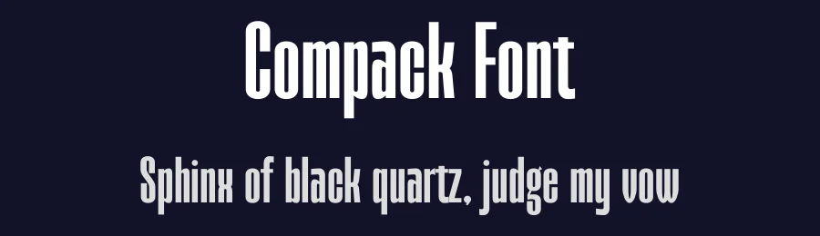 Compack Font by Almeera Studio — Sans Serif Font — thumbnail 2