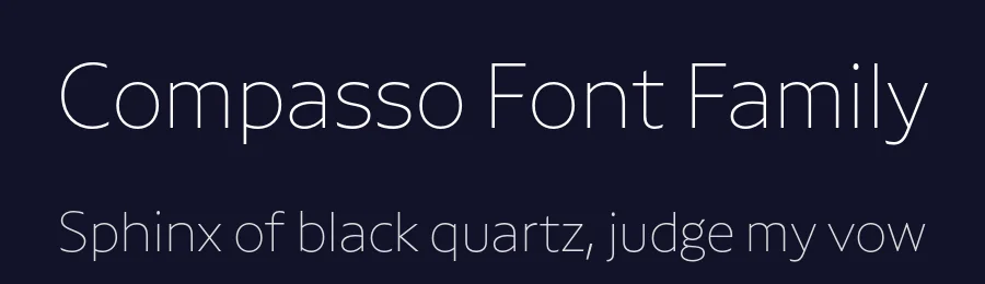 Compasso Font Family by Plau — Decorative Font — thumbnail 2