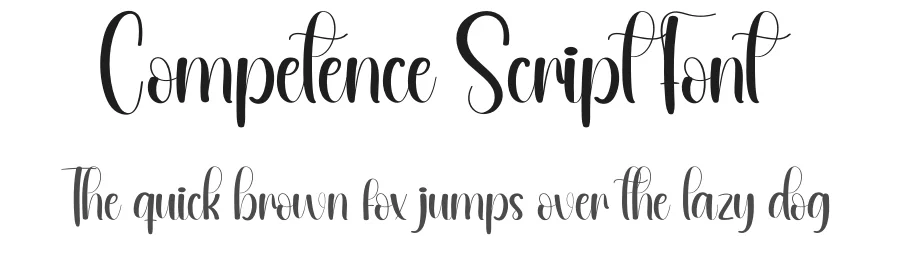 Competence Script Font by andikastudio — Script Handwritten Font