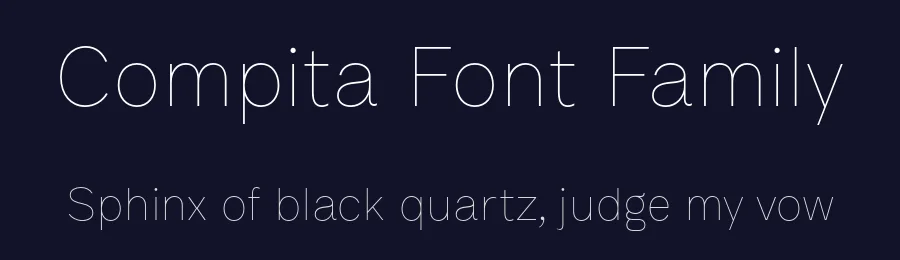 Compita Font Family by Studio Buchanan — Sans Serif Font — thumbnail 2
