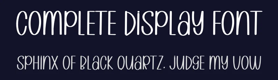 Complete Display Font by inermediaSTUDIO — Display Font — thumbnail 2