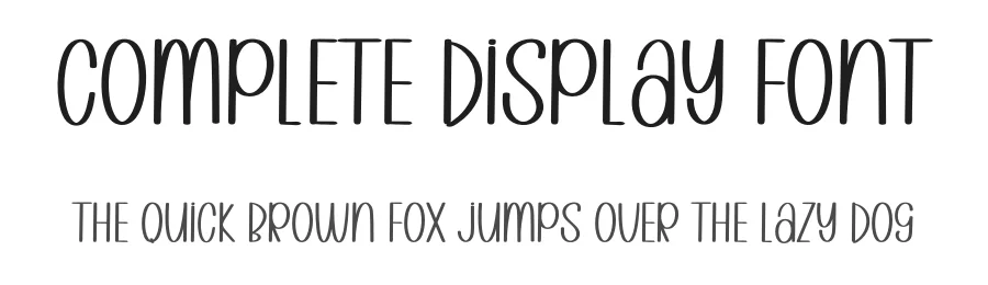 Complete Display Font by inermediaSTUDIO — Display Font