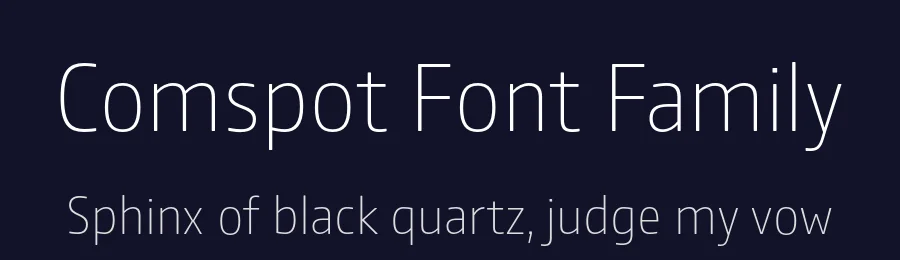 Comspot Font Family by TypeMates — Display Font — thumbnail 2