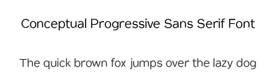 Conceptual Progressive Sans Serif Font by HIRO.std β Sans Serif Font