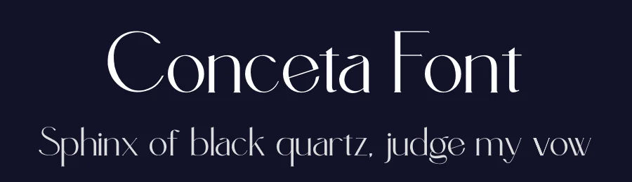 Conceta Font by zafira.type — Serif Font — thumbnail 2